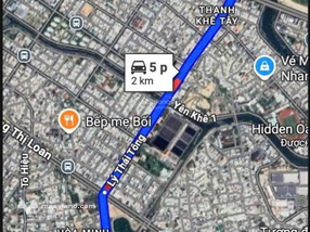 Lô góc 2 mặt tiền Nam Trân . Diện tích khủng 204m , ngang 8m5