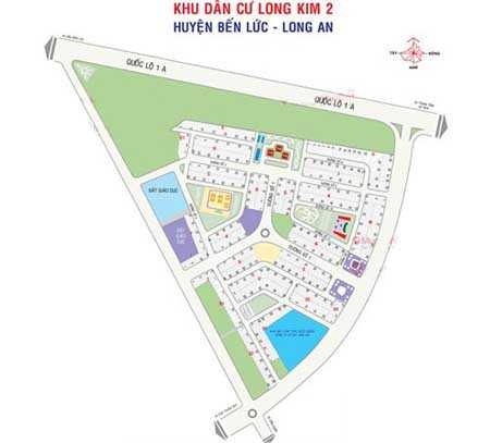 Bán đất nền dự án Long Kim II, 110m2 tại đường Phan Văn Mãng, Thị trấn Bến Lức, Long An