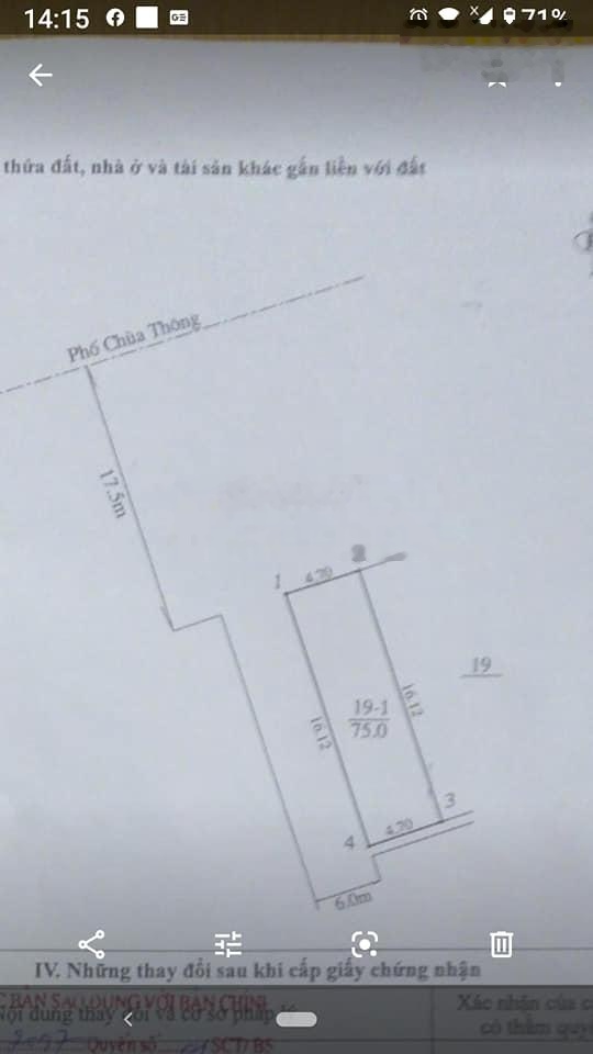 Bán đất sổ đỏ chính chủ ở mặt phố Chùa Thông, TX Sơn Tây, phố thương mại sầm uất bậc nhất