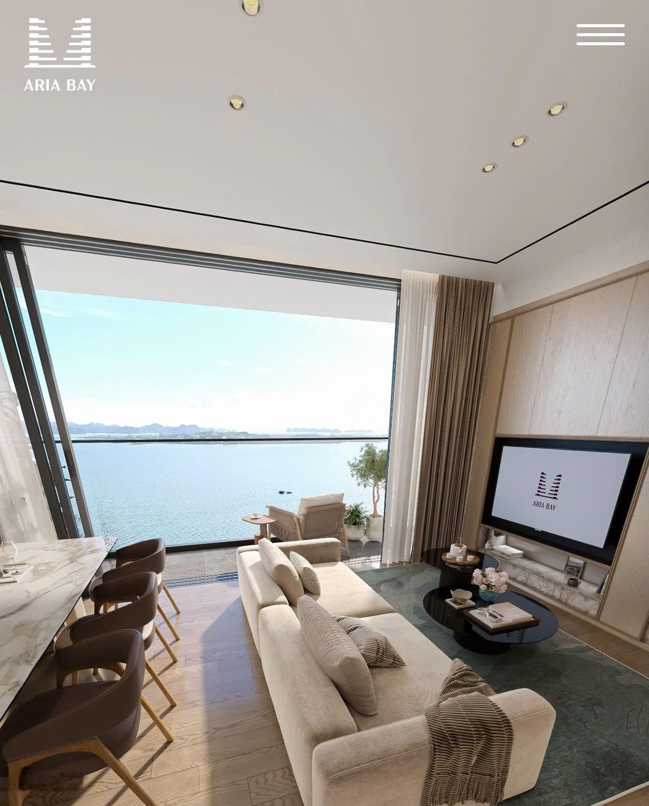 Quỹ căn aria bay - tầng cao, view đẹp, bãi tắm riêng - mua trực tiếp cđt, ck cao