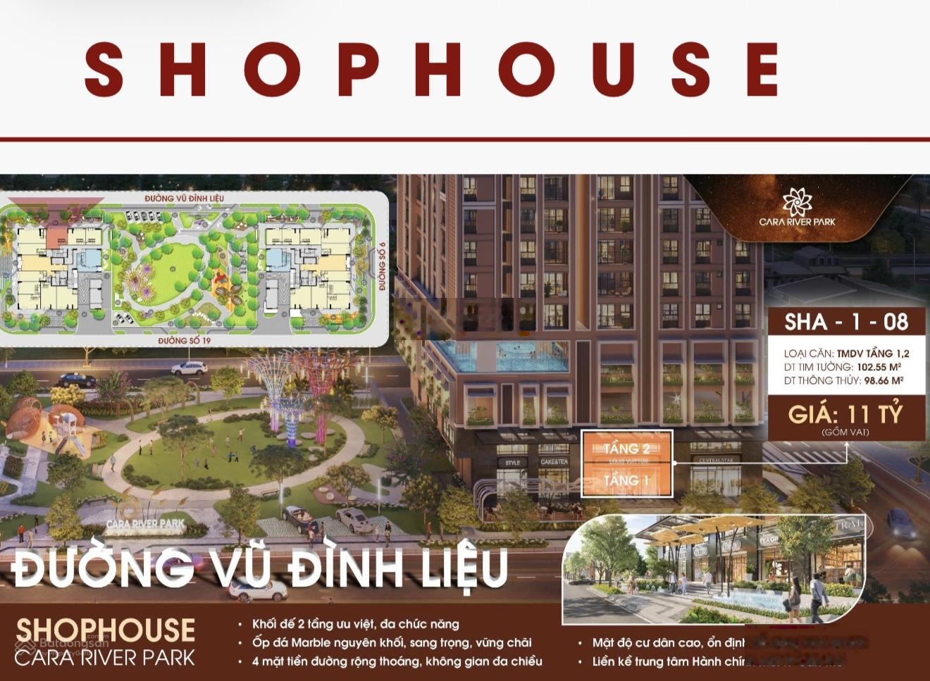 Duy nhất 1 căn hàng vip shophouse bàn giao tháng 12/2025