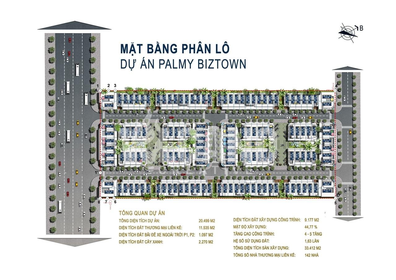 Chính chủ gửi bán Dự án Palmy Biztown Thanh Trì ( đặc biệt có lô góc 3 mặt tiền), 0917136119