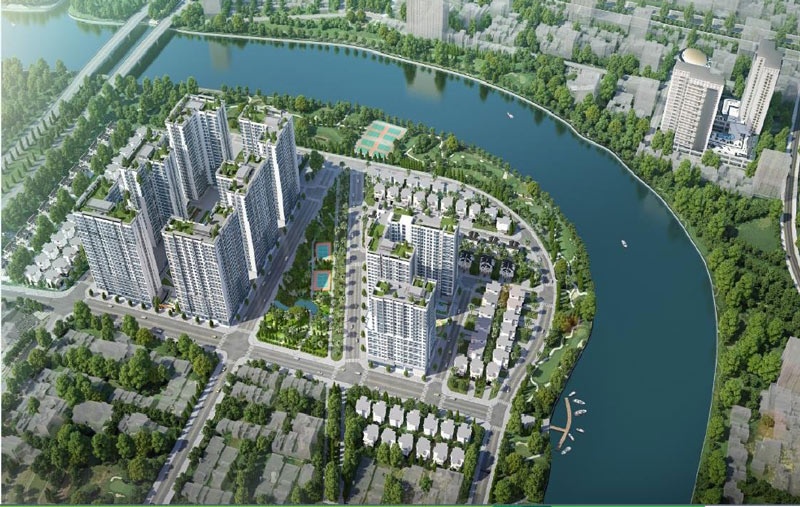 Cho thuê căn hộ chung cư Sunrise Riverside, 8,5 triệu, 49m2, 1PN, 1WC tại Nhà Bè