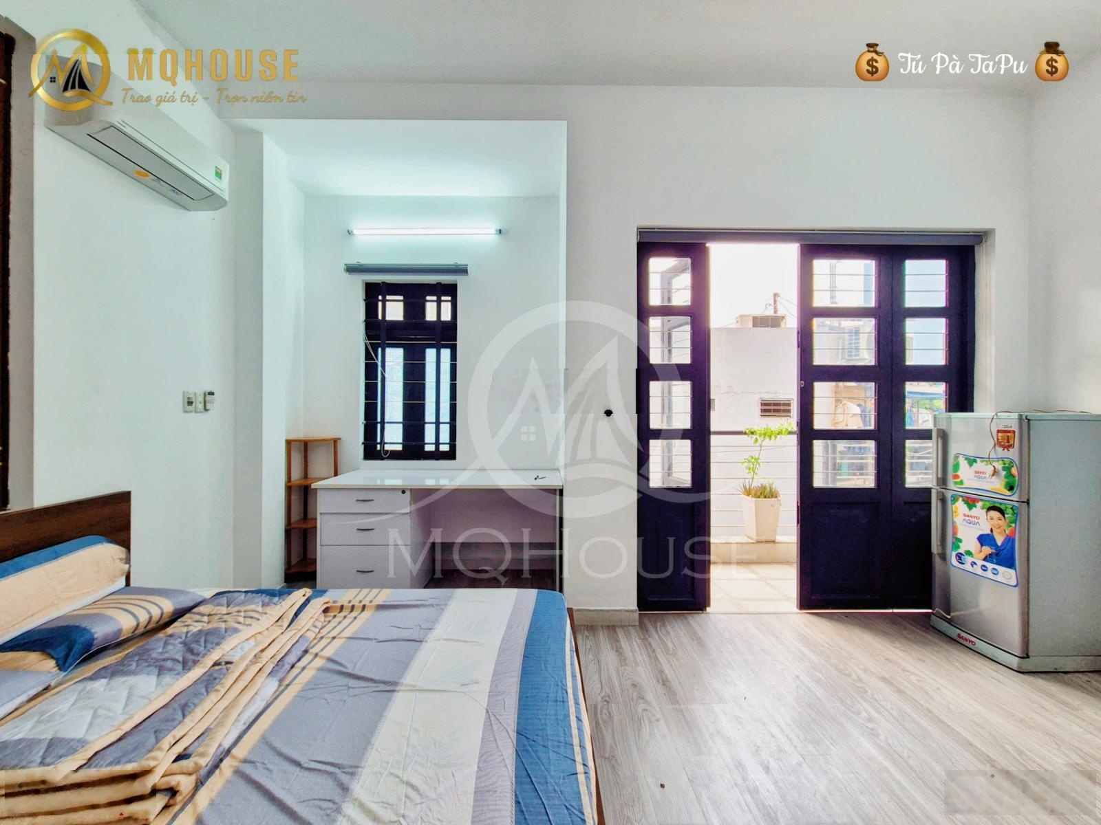 Căn hộ studio ban công 29m2 full NT, ngay cầu Thị Nghè