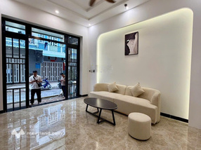 Bán nhà trệt lầu mới đẹp tặng full nội thất cao cấp đường số 27 kdc thới nhựt gần trường đh y dược