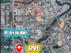 Bán đất Trung tâm Văn Hoá Tây Đô Cái Răng-Thổ cư -giá tốt gần Dự án Nam Long II LH 0901000668