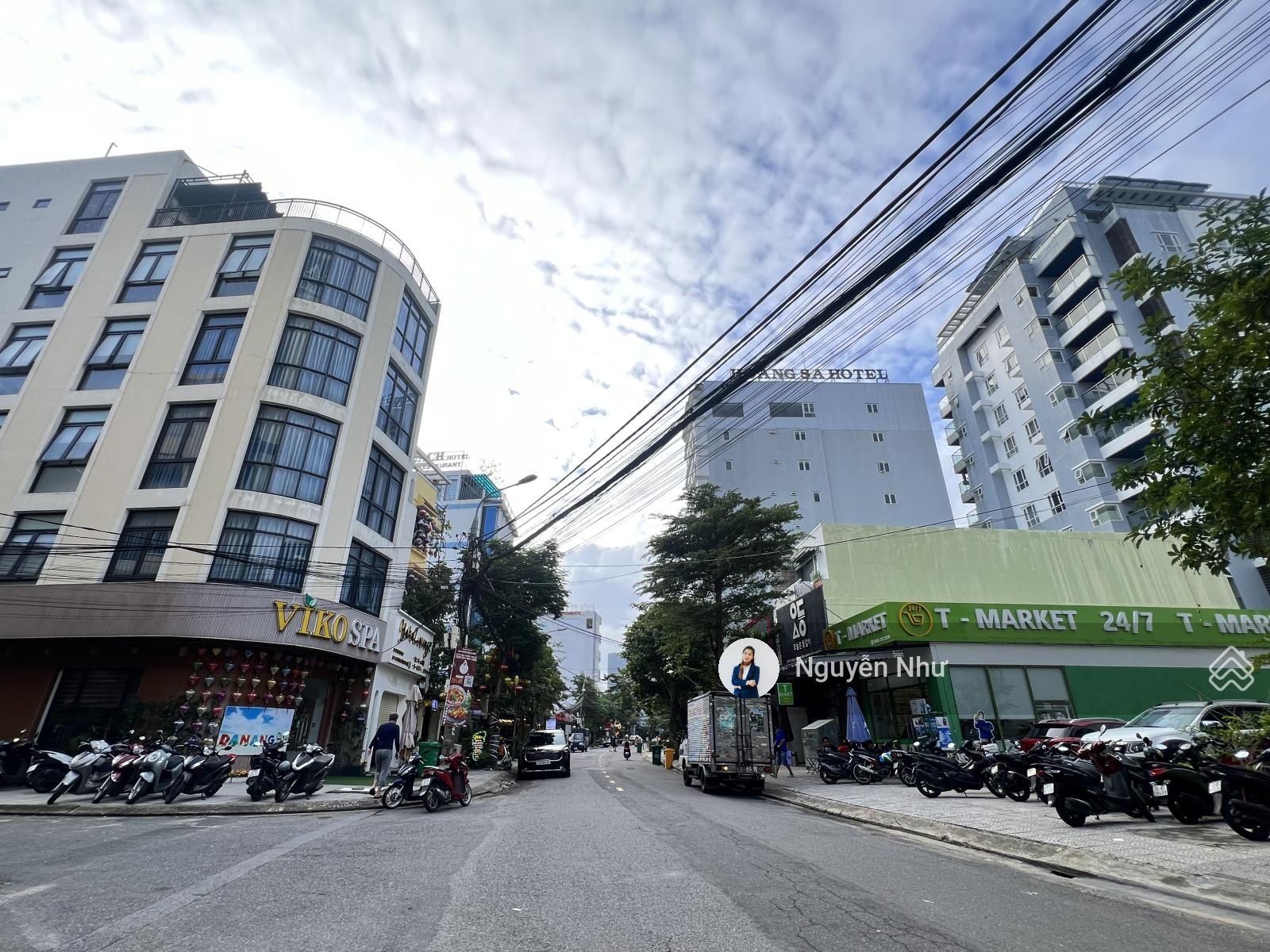 Siêu VIP! cặp đất mặt tiền Dương Đình Nghệ, 283 m2 ngang 10m, trung tâm phố Hàn. Xây KS 12 tầng