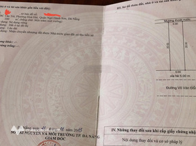 Bán lô đất đẹp Biển Tân Trà 100m2 đường Võ Văn Đồng