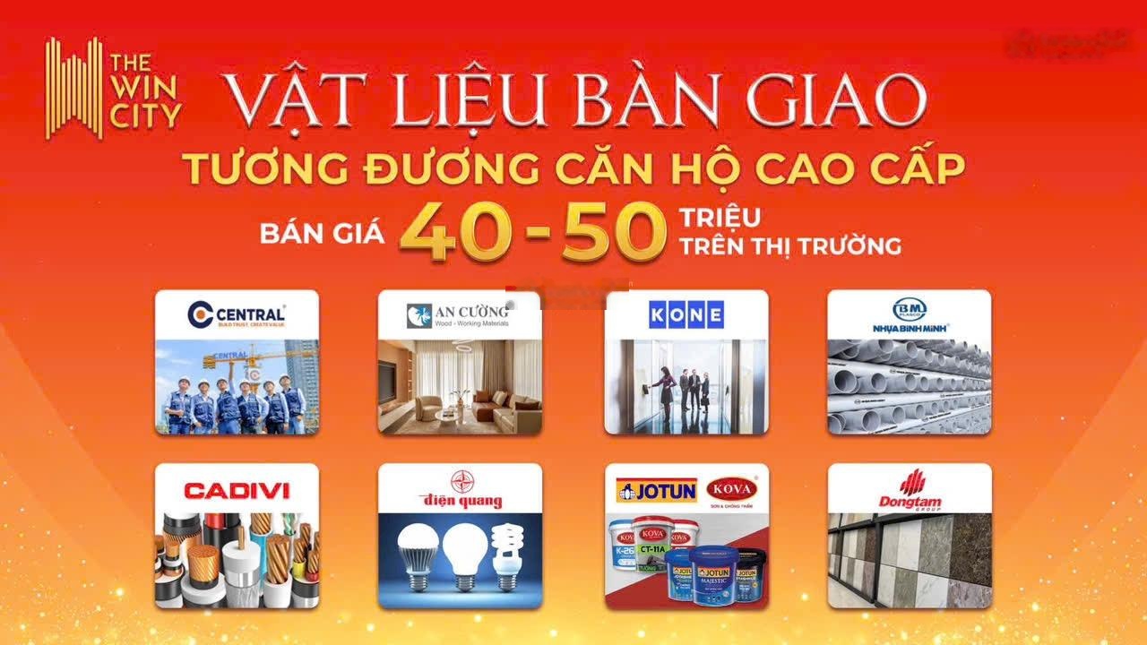 The Win City full nội thất 1,97tỷ/2PN. Chiết khấu 13,5% - trả 150 triệu, góp 8 triệu. Booking ngay