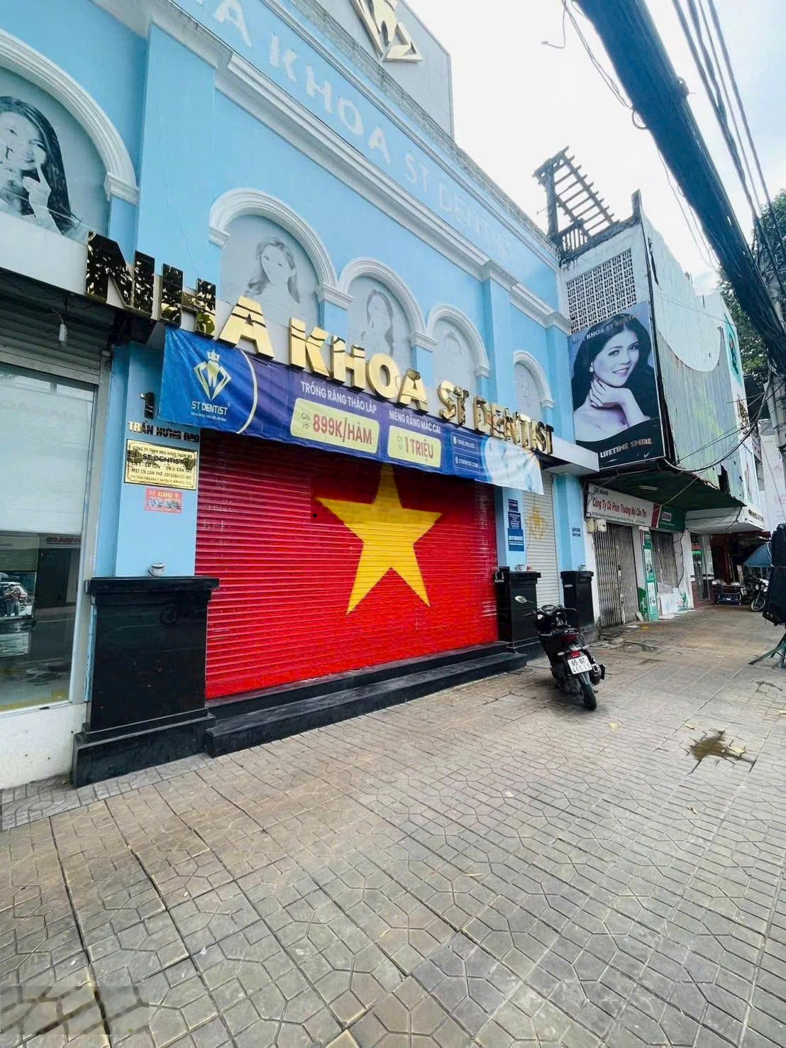 Cho thuê nhà mặt tiền đường trần hưng đạo cần thơ ngang hơn 10m