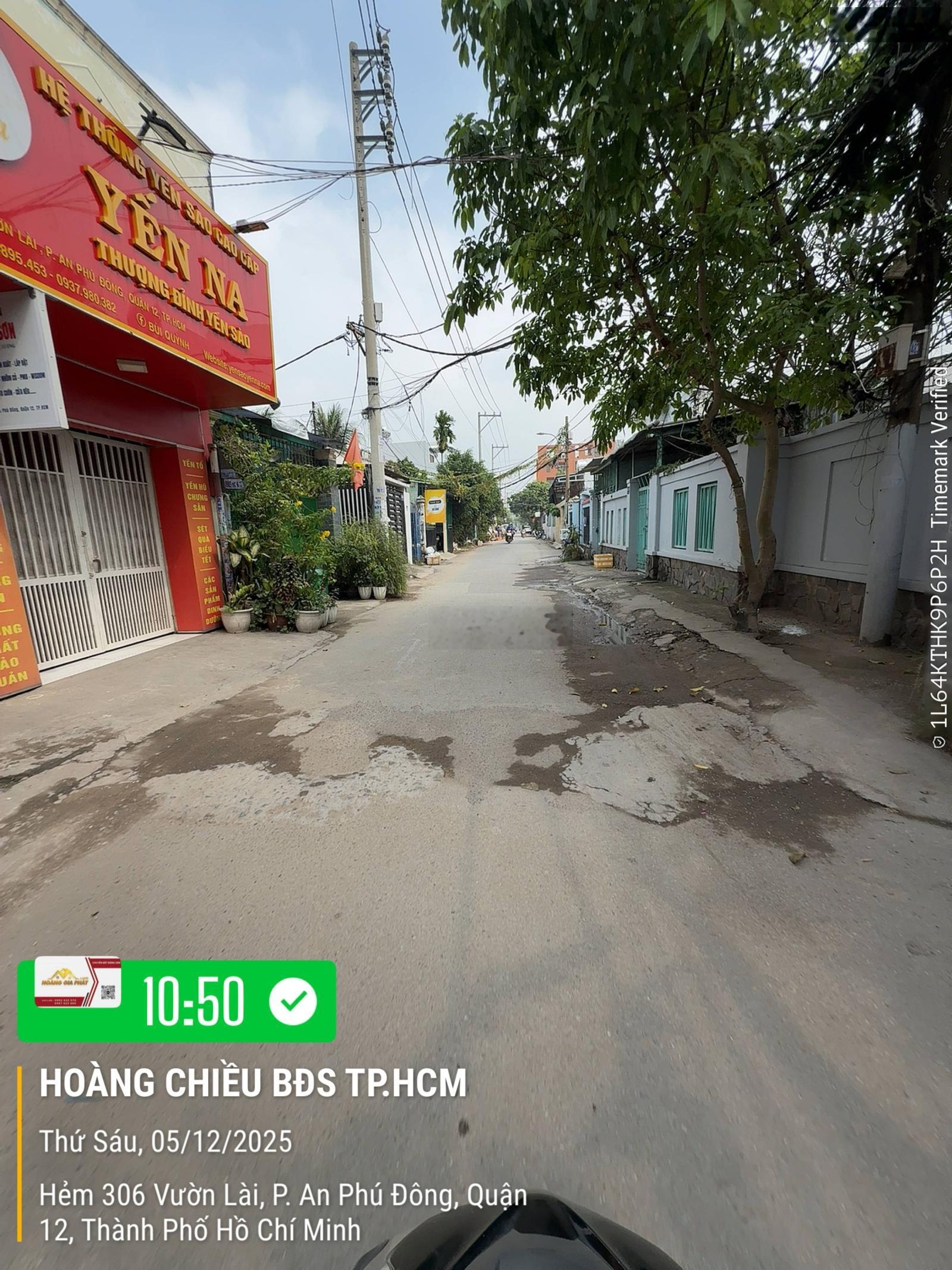 Lô góc 2 mặt tiền hẻm 6m sát cầu sắt An Phú Đông.DT. 8.33m x 11m - 86.5m2 thổ.Giá tốt nhất Vườn Lài