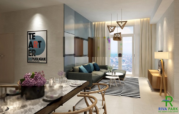 Bán gấp căn hộ Riva Park, Nguyễn Tất Thành, 7,7 tỷ, 105m2,3PN,2WC,Tặng Nội Thất,LH0981674683