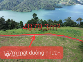 Bán rẻ siêu phẩm nghỉ dưỡng 147m mặt đường nhựa nằm cổng khu du lịch quy mô lớn nhất Tà Đùng