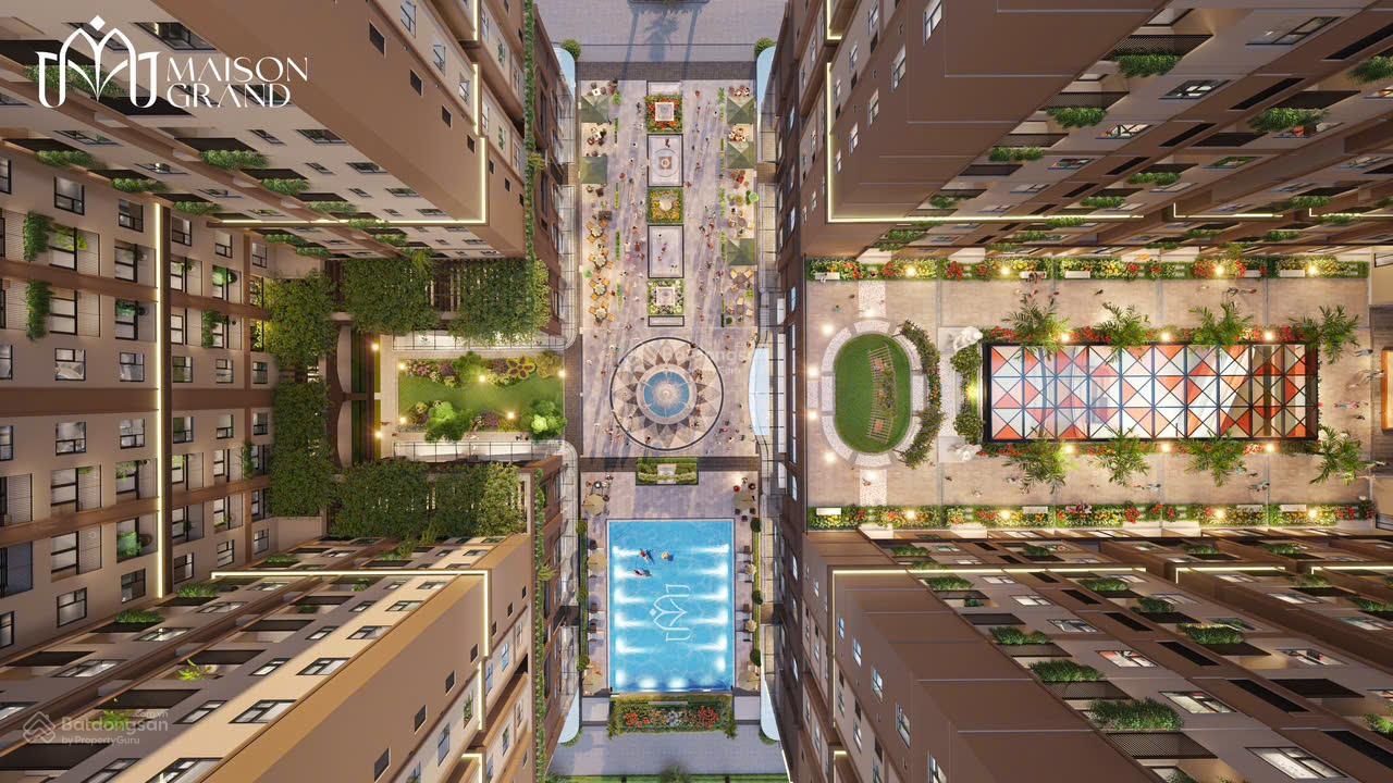 Mở bán cuối năm Căn hộ, Shophouse, Penthouse dự án Maison Grand thanh toán 15% ký HĐMB 50% nhận nhà