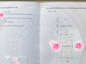 Bán lô đất tái định cư vườn hồng 131,25m2 , gần cầu vượt đông hải , chợ lũng