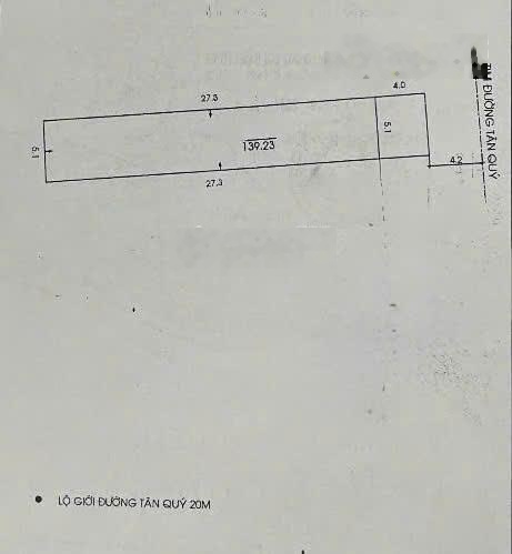 Mặt tiền Tân Quý - Tân Phú, 5,1x27,3m, 3 tầng, giá 20 tỷ TL