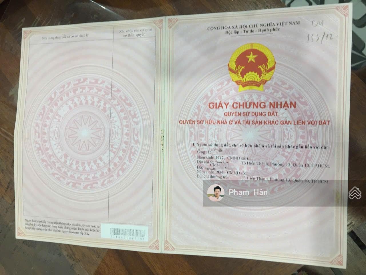 Bán nhà HXH 70.3m2, 15 tỷ, 1 trệt, 2 lầu Tô Hiến Thành, Q10, HCM