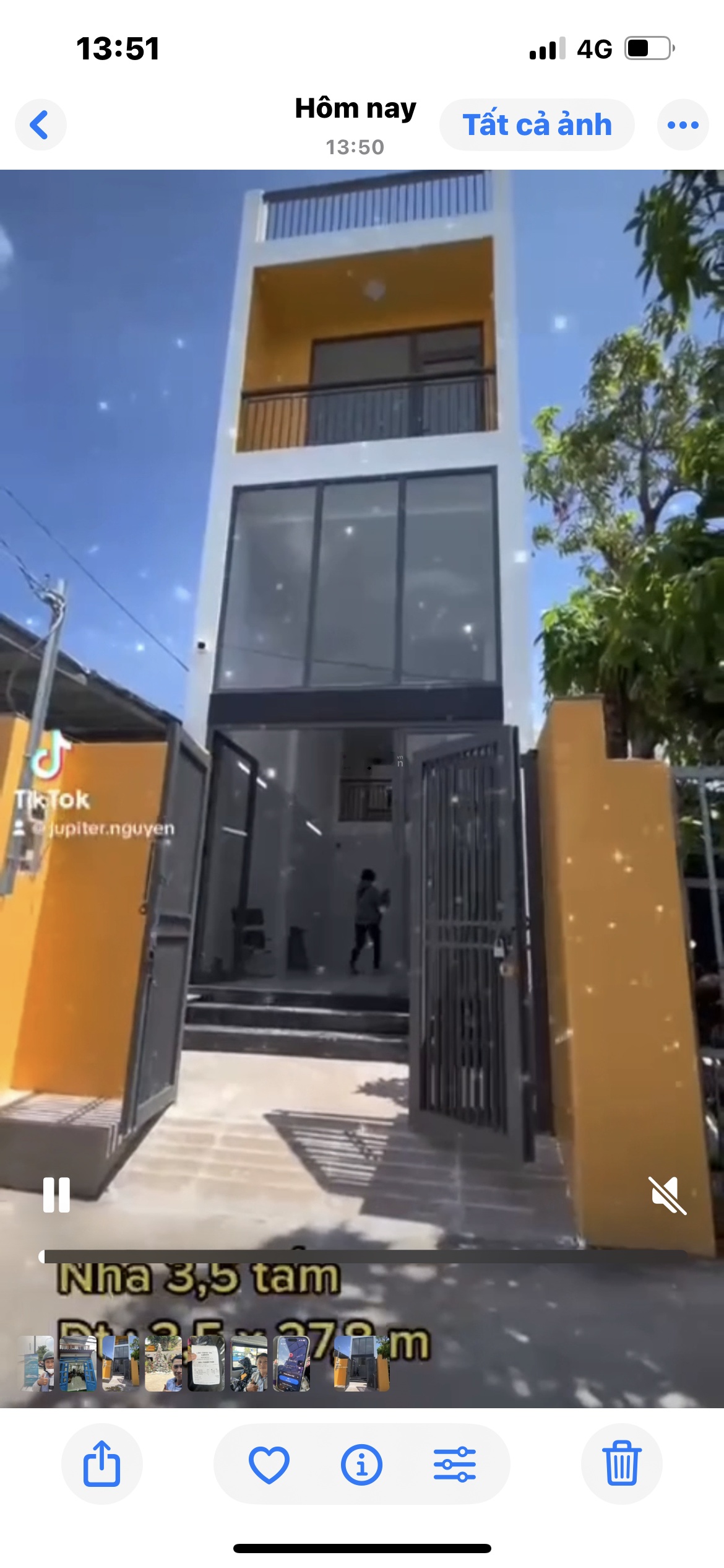 Cho thuê nhà Trần Quang Đạo, Cần Giờ, nhà 3,5 x 27,8m, DTSD: 300m, sổ hồng, giá 7,5 tr / tháng