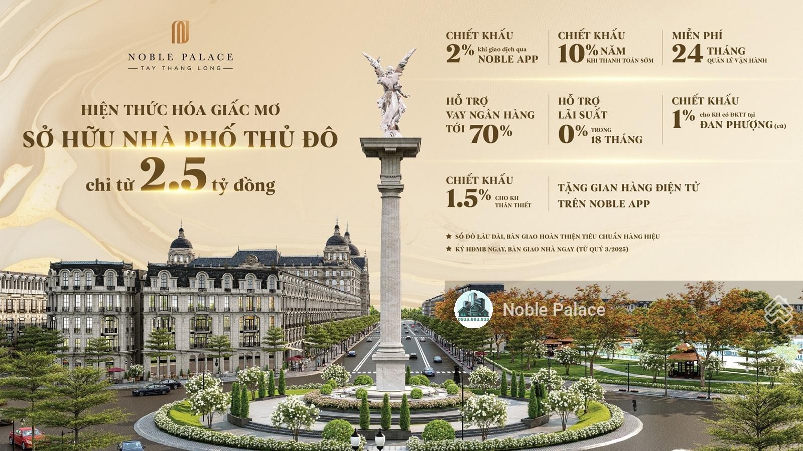 Tổng hợp bảng hàng Noble Palace Tây Thăng Long - Vị trí đẹp - Chọn lọc hàng ngày - Ký trực tiếp CĐT