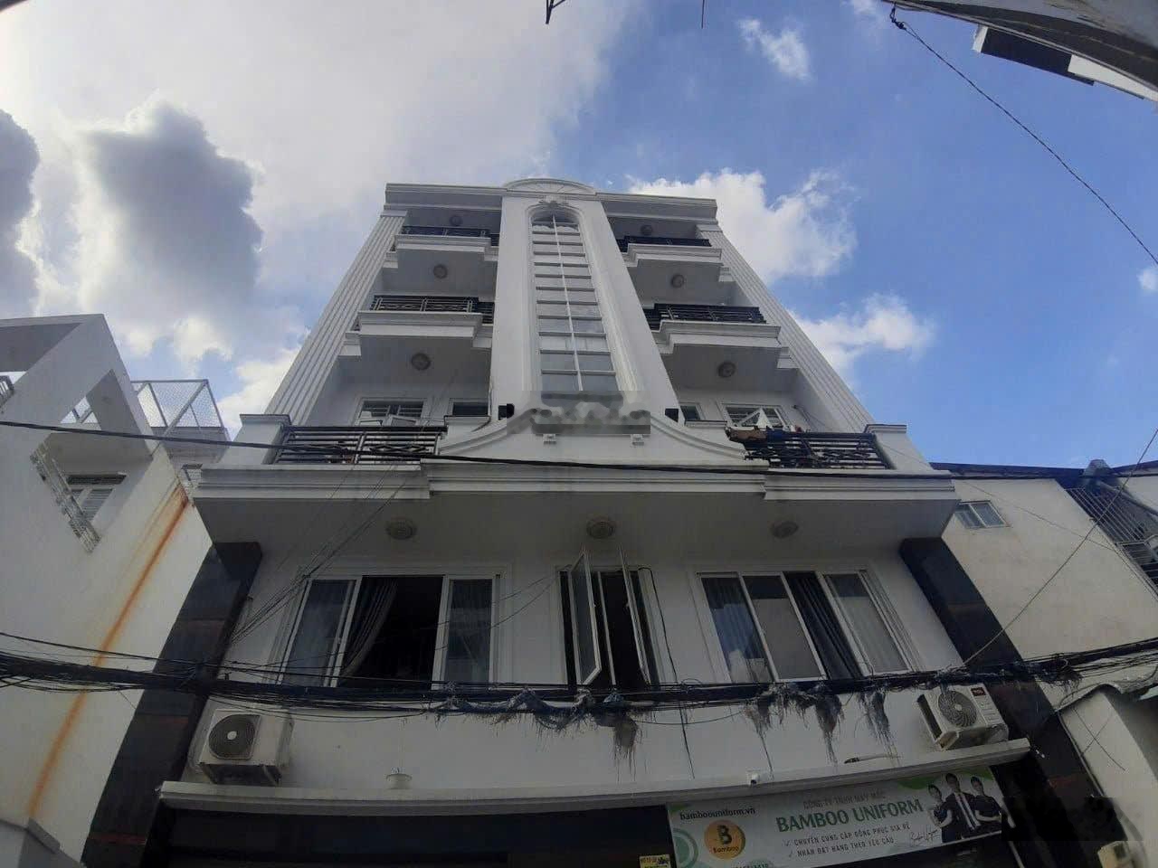 Bán tòa nhà CHDV Nguyễn Phúc Chu, p15, Tân Bình, DT: 9X19m, 6 tầng, đang có hđ thuê 110tr/th