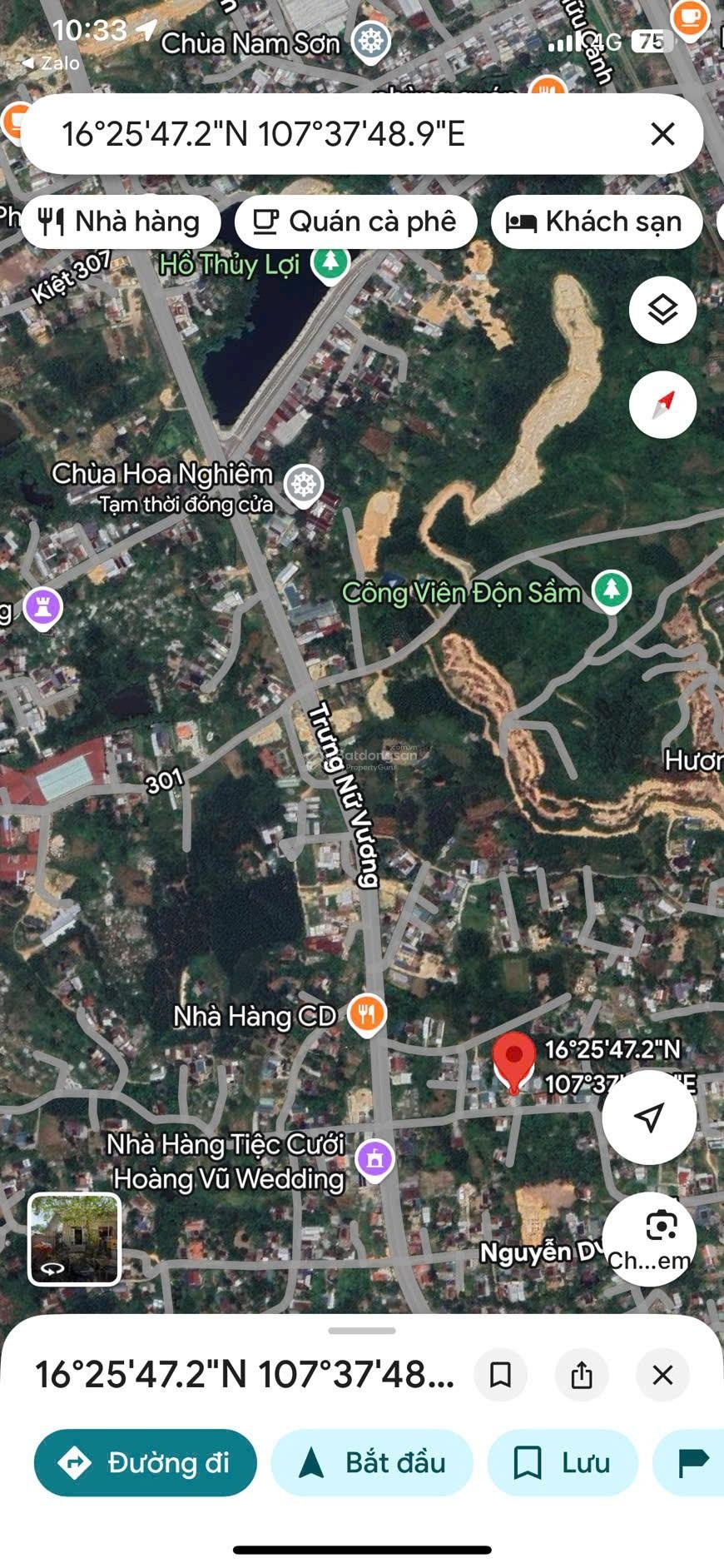 Chính chủ bán lô đất nền rẻ nhất thành Phố Huế 98m2 ngang 6m chỉ 790 triệu