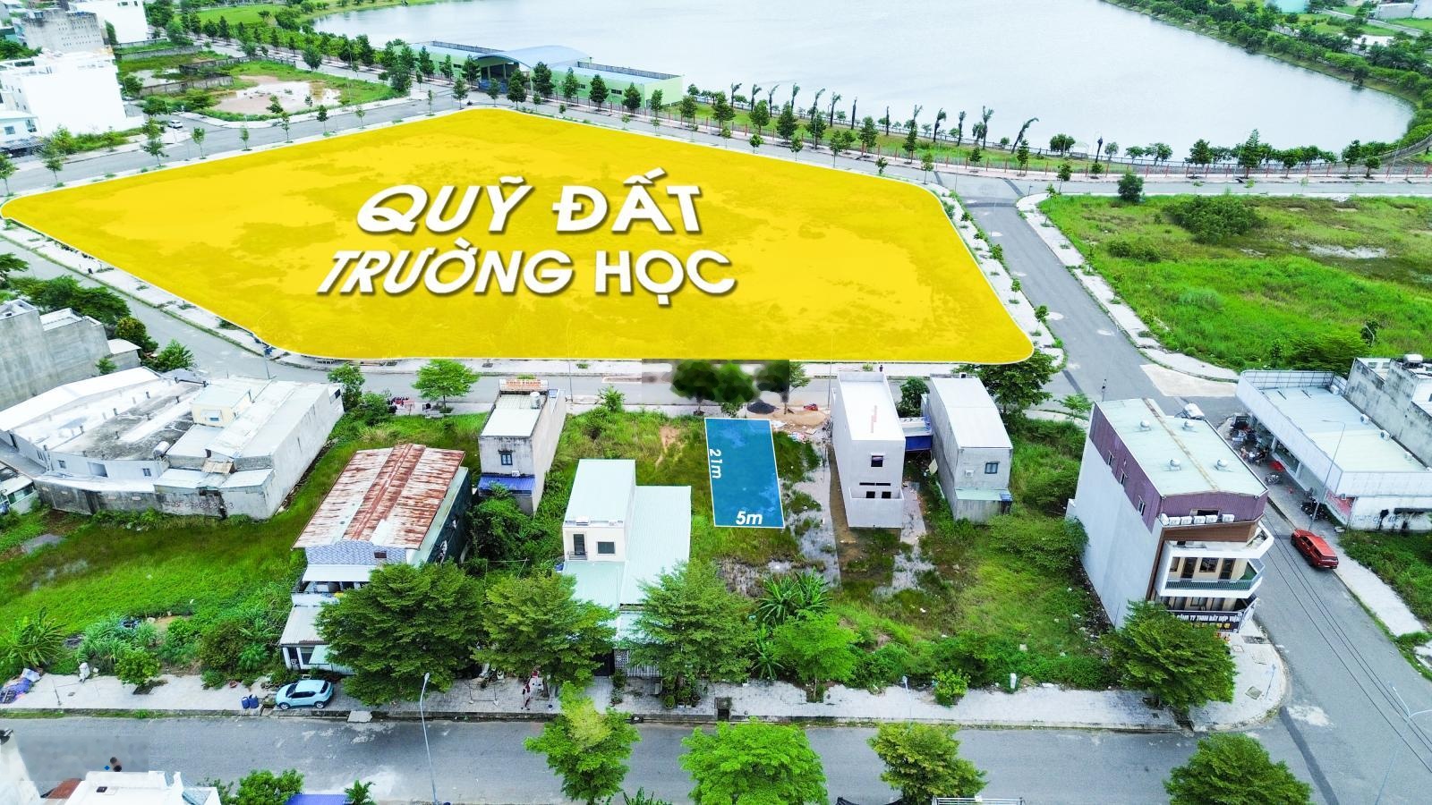 KDC Tân Đô - chính chủ bán lỗ nền đất 105m2 đối diện trường học đường số 11