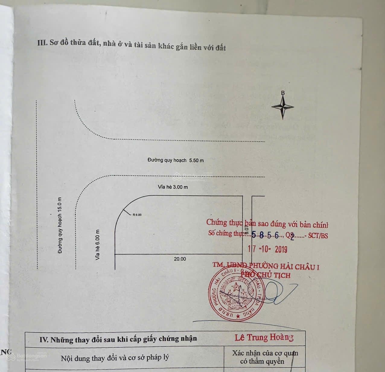 Chính chủ gởi bán lô góc Hồ Hán Thương, 175m2 vị trí siêu đẹp phường Nại Hiên Đông cũ