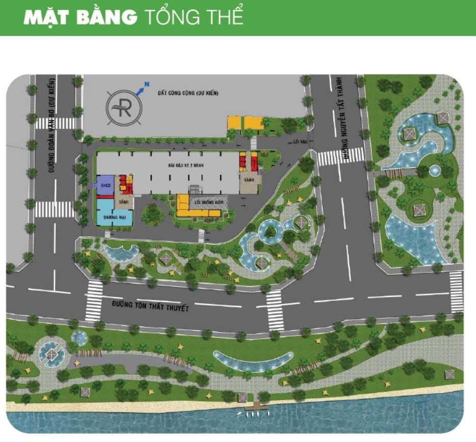 Cho thuê căn hộ Riva Park ở Nguyễn Tất Thành, 14 triệu, 80m2, 2PN, 2WC full NT