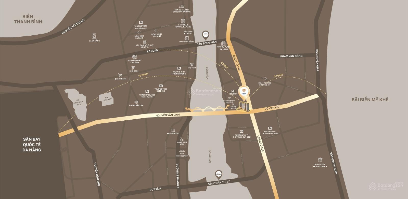 The Legend Đà Nẵng - căn hộ 2PN hạng sang 74,9m2, giá 7,88 tỷ