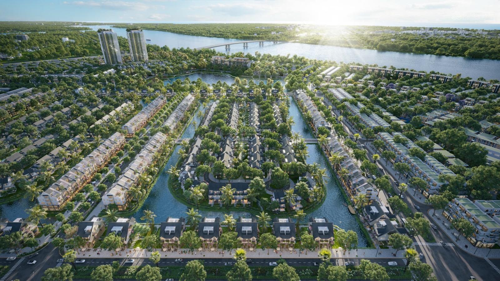 Căn biệt thự song lập View hồ 209m2 Đảo Central Island - Eco Central Park