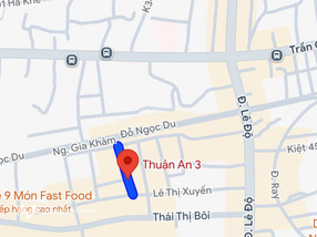 Bán nhà 2 tầng mặt phố đường Thuận An 3, Thanh Khê, khu dân cư sầm uất, chỉ 6 tỷ 5 TL