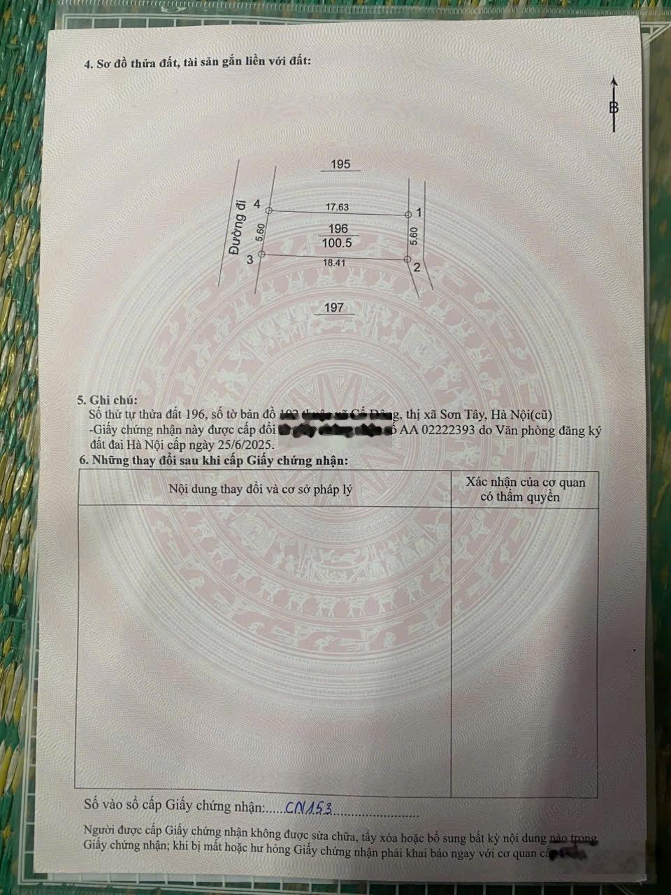 Bán lô đất tại xã Hoà Lạc mới, gần cổng số 8 trường đại học Quốc Gia đón sóng tuyến Metro 5