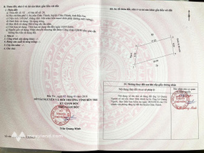 Chính chủ bán mặt tiền QL60, cầu Ba Lai 2 hướng về TP Bến Tre