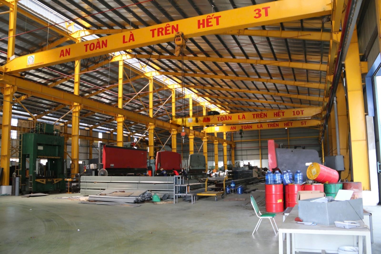 Cho thuê kho xưởng 6000m2 (XD: 5000m2) CCN Nhị Xuân, Hóc Môn. PCCC tự động, trạm hạ thế, Palang