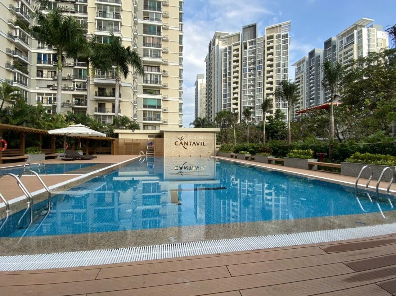 Cho thuê căn hộ Cantavil An Phú, 98m2, 3 PN, 3 ban công, view HB ,nhà sạch đẹp. Giá tốt 18tr/tháng.