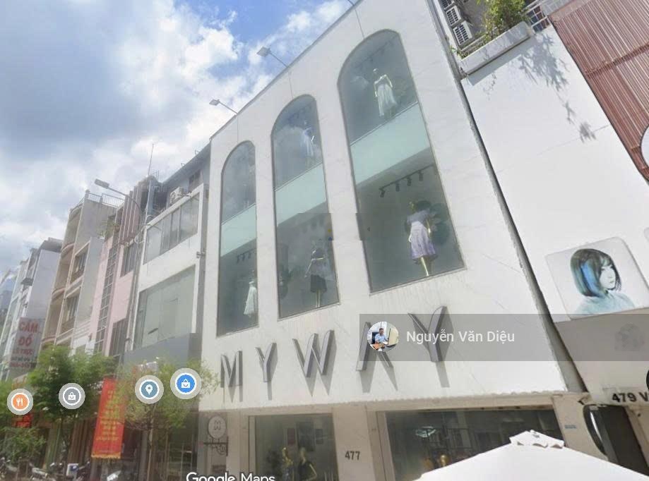 Siêu Vị Trí !! Bán Nhà Góc 2 mặt tiền Đường Võ Văn Tần Quận 3 - DT 5 x20m - hầm 8 tầng - Giá 32 tỷ