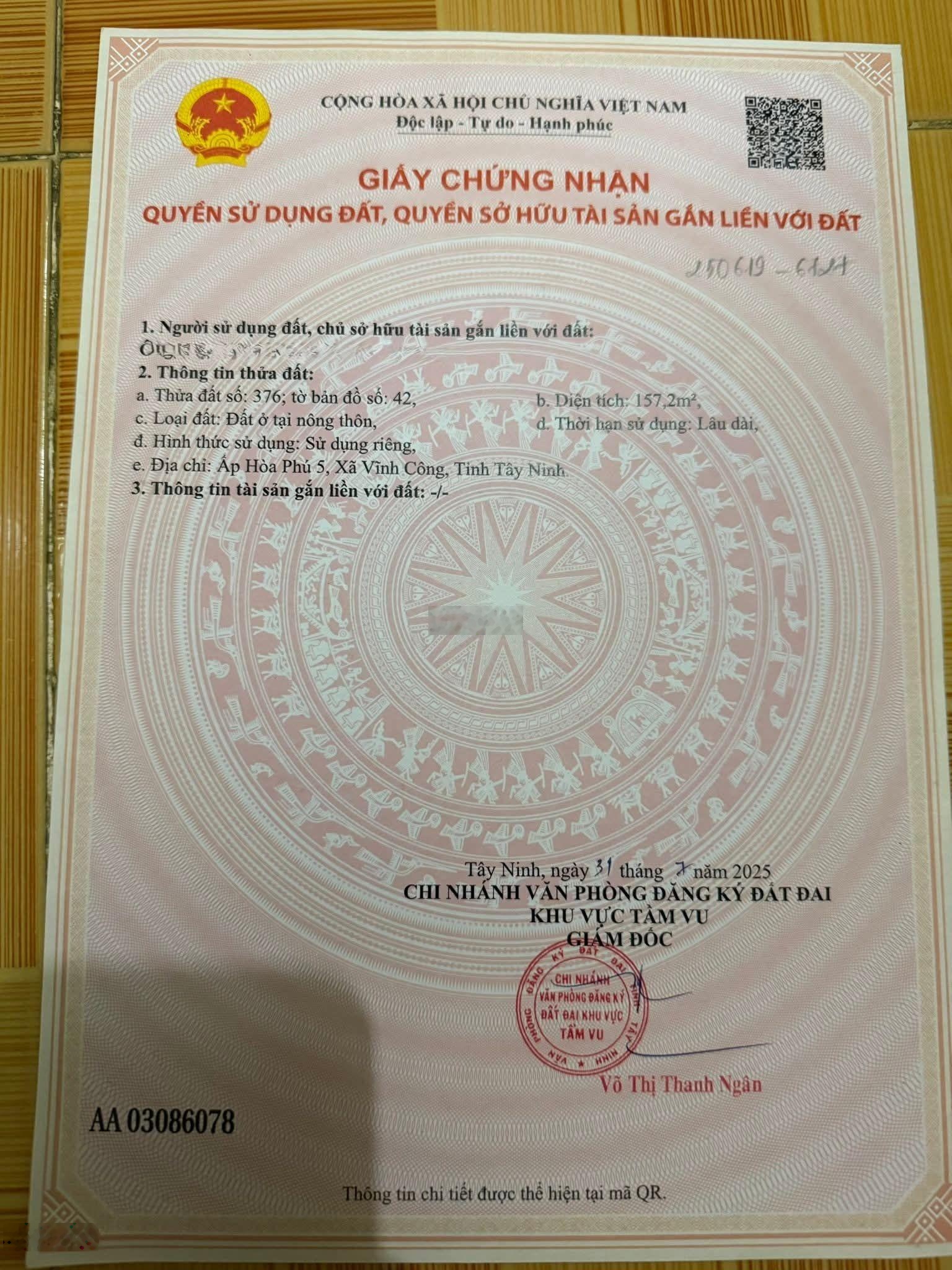 Đất thổ cư giá rẻ đường xe 16 chỗ