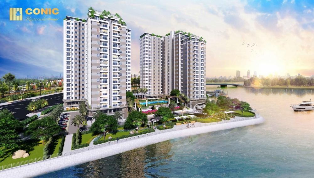 Bán CC Conic Riverside, 3,15 tỷ, 66m2, 2PN, 1WC, Q8, HCM - Hot! uy tín