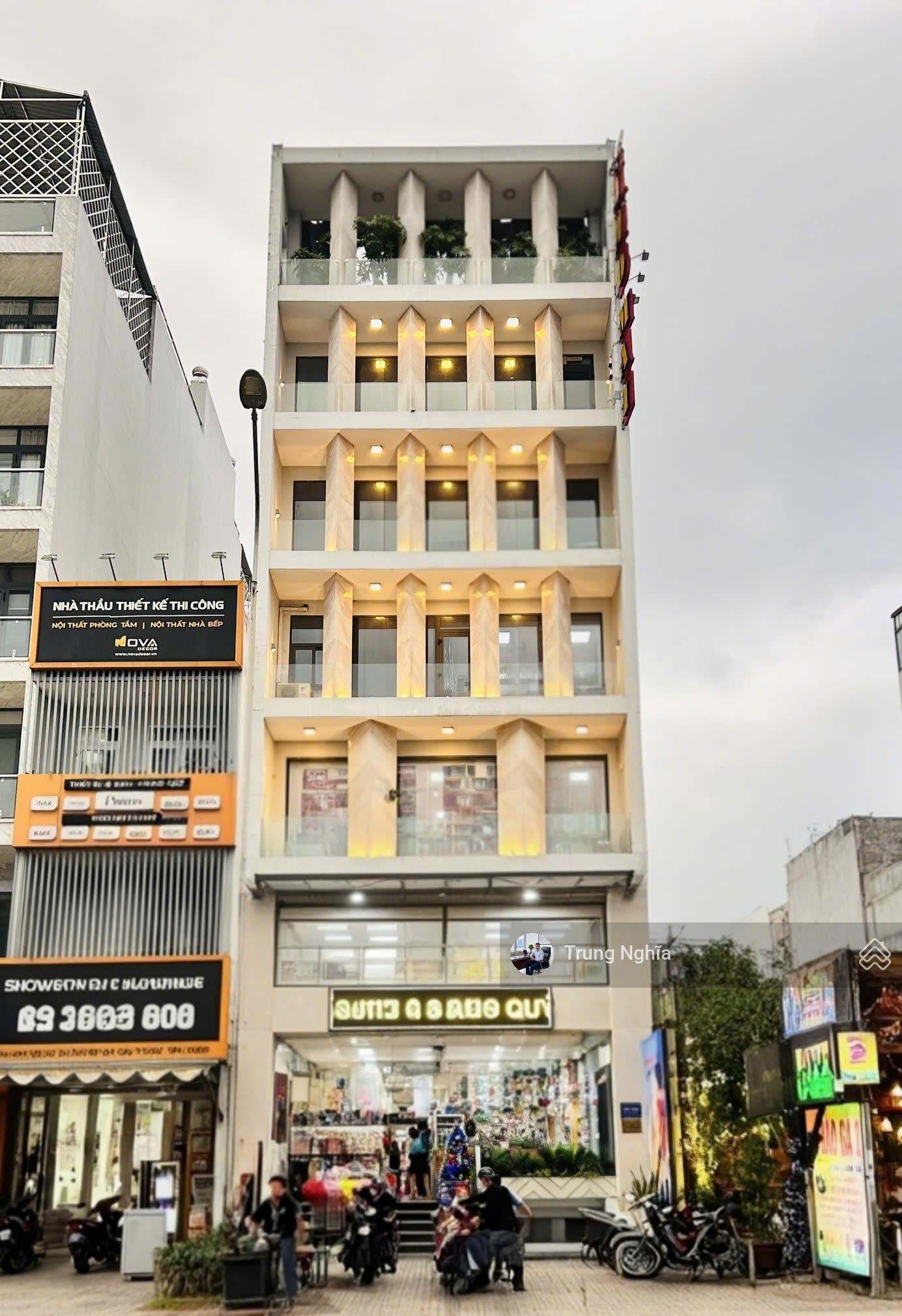 Tòa nhà đường trần quang khải diện tích: 8x23m hầm 6 tầng cho thuê