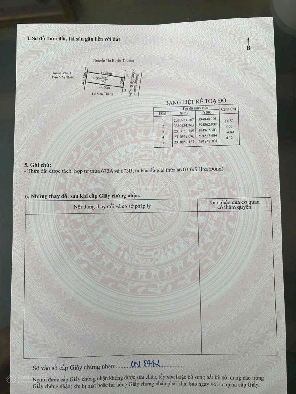 Duy nhất lô 60m Hoa Động trục thông vị trí kinh doanh buôn bán được giá 3,x tỷ