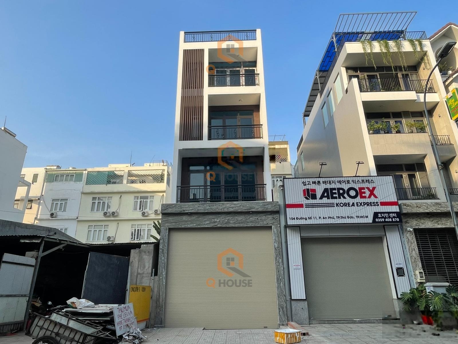 Cho thuê 03 căn văn phòng An Phú - An Khánh 5*20m, 7*23m hầm 5 tầng, thang máy, 65 - 80 triệu/tháng