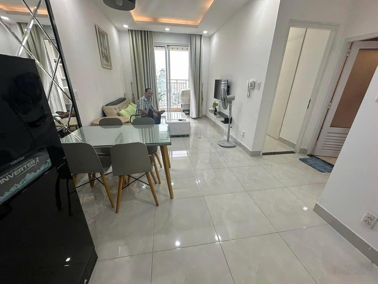 C/c Harmona,Trương Công Định,Tân BÌnh: rộng 75m2, 2p ngủ,NT, 12tr/th