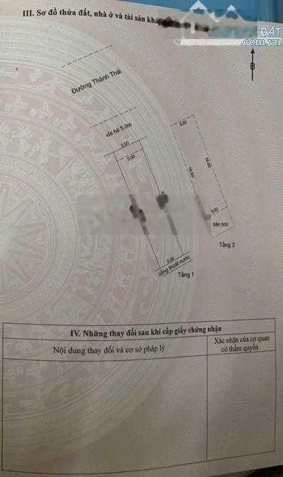 Bán nhà 2 tầng đường 10m5 thành thái 100m2 gần nguyễn hữu thọ khuê trung cẩm lệ