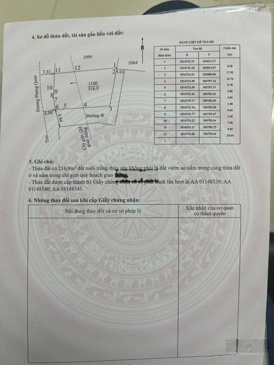 Bán đất chính chủ đường Phùng Quán, TP Huế