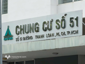 Bán Chung cư 51, đường Thanh Loan P5 Q8 ( 71m2 ) ở tầng 6