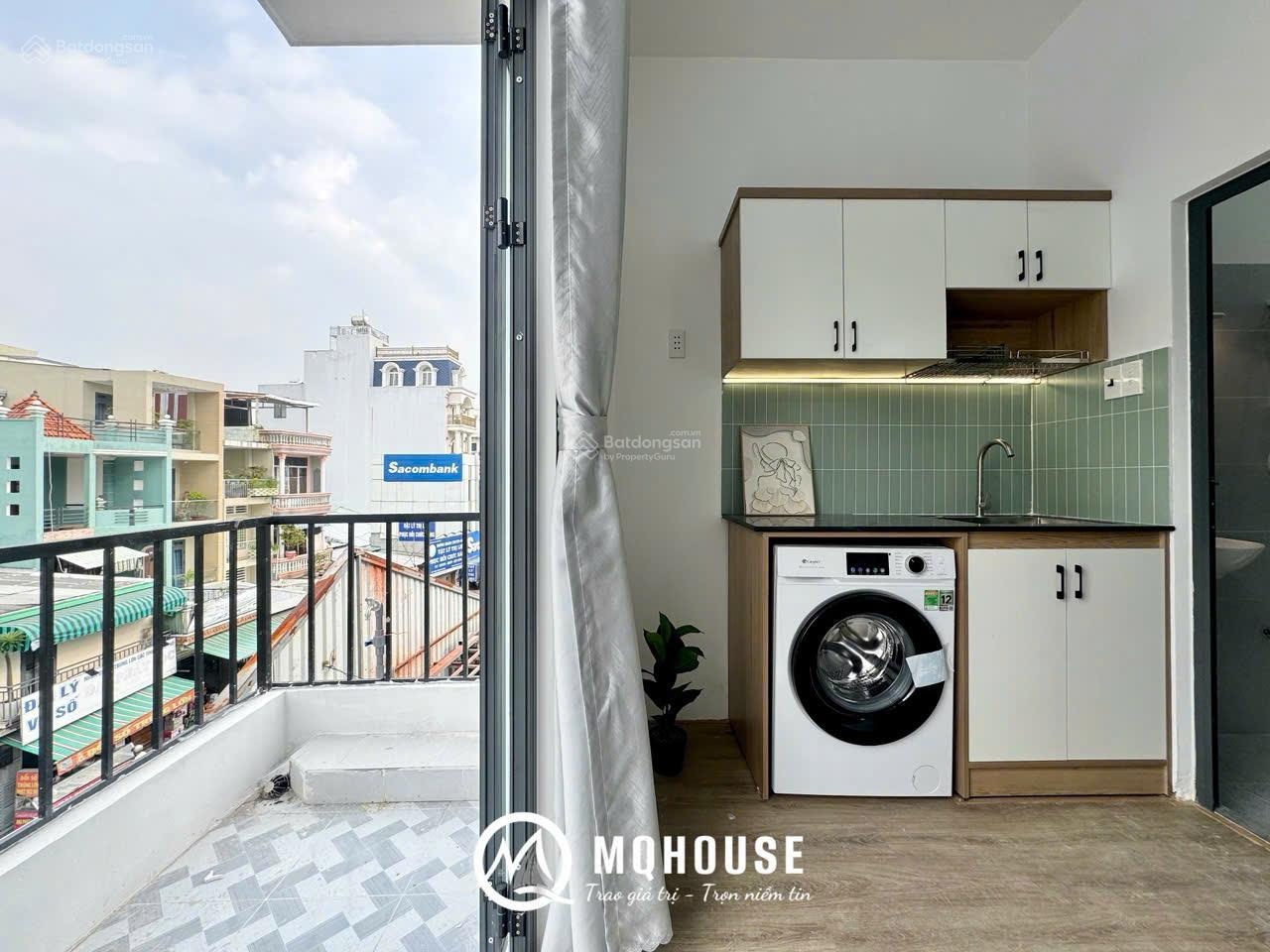 Siêu phẩm 1 phòng ngủ, tách bếp, bancol lớn cực thoáng, ngã tư Bảy Hiền