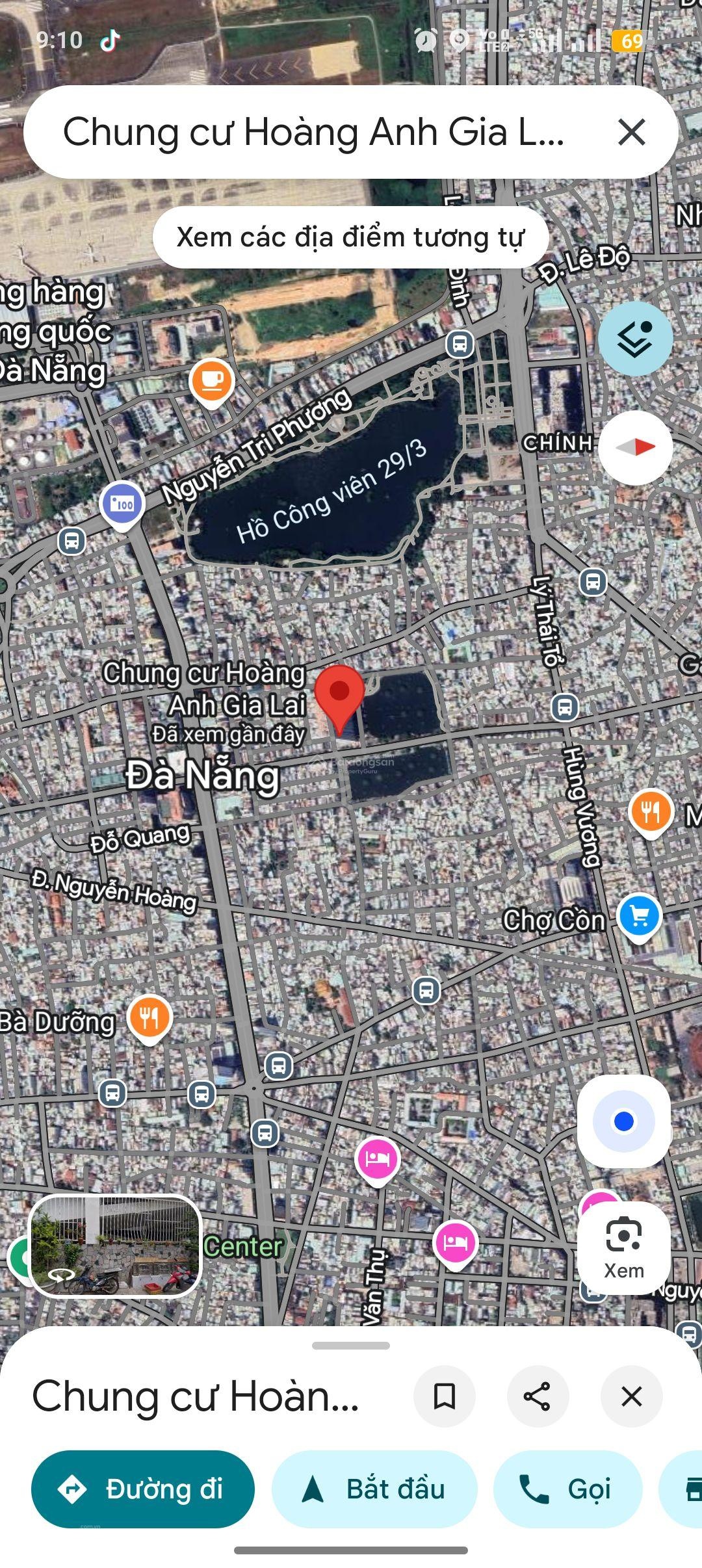 Bán nhà mặt tiền Hàm Nghi kề căn hộ cao cấp HAGL