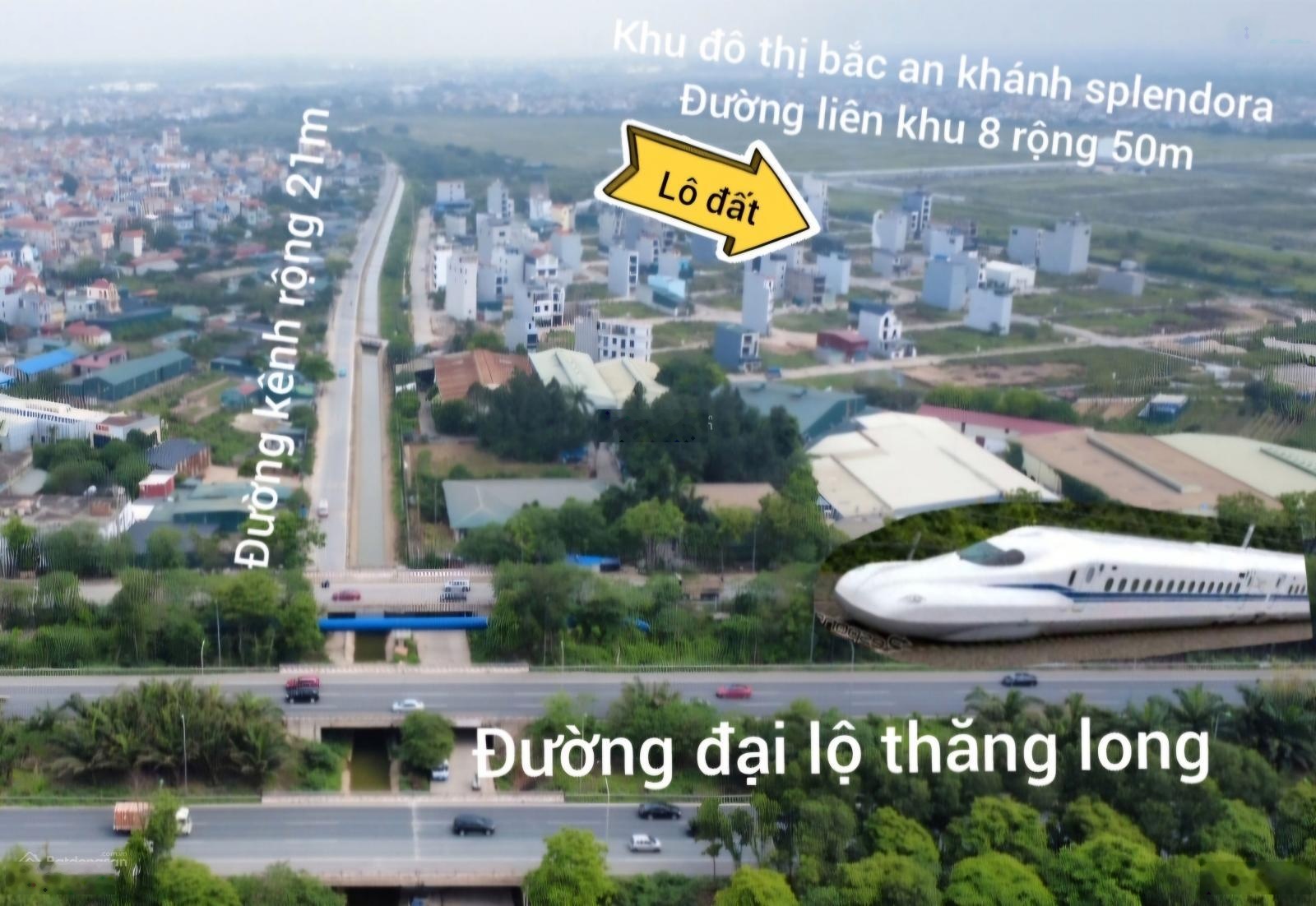 Siêu phẩm 50m2 đất dịch vụ Song Phương,Hoài Đức,Hà Nội. Vị trí đẹp chạy thông sang KĐT splendora