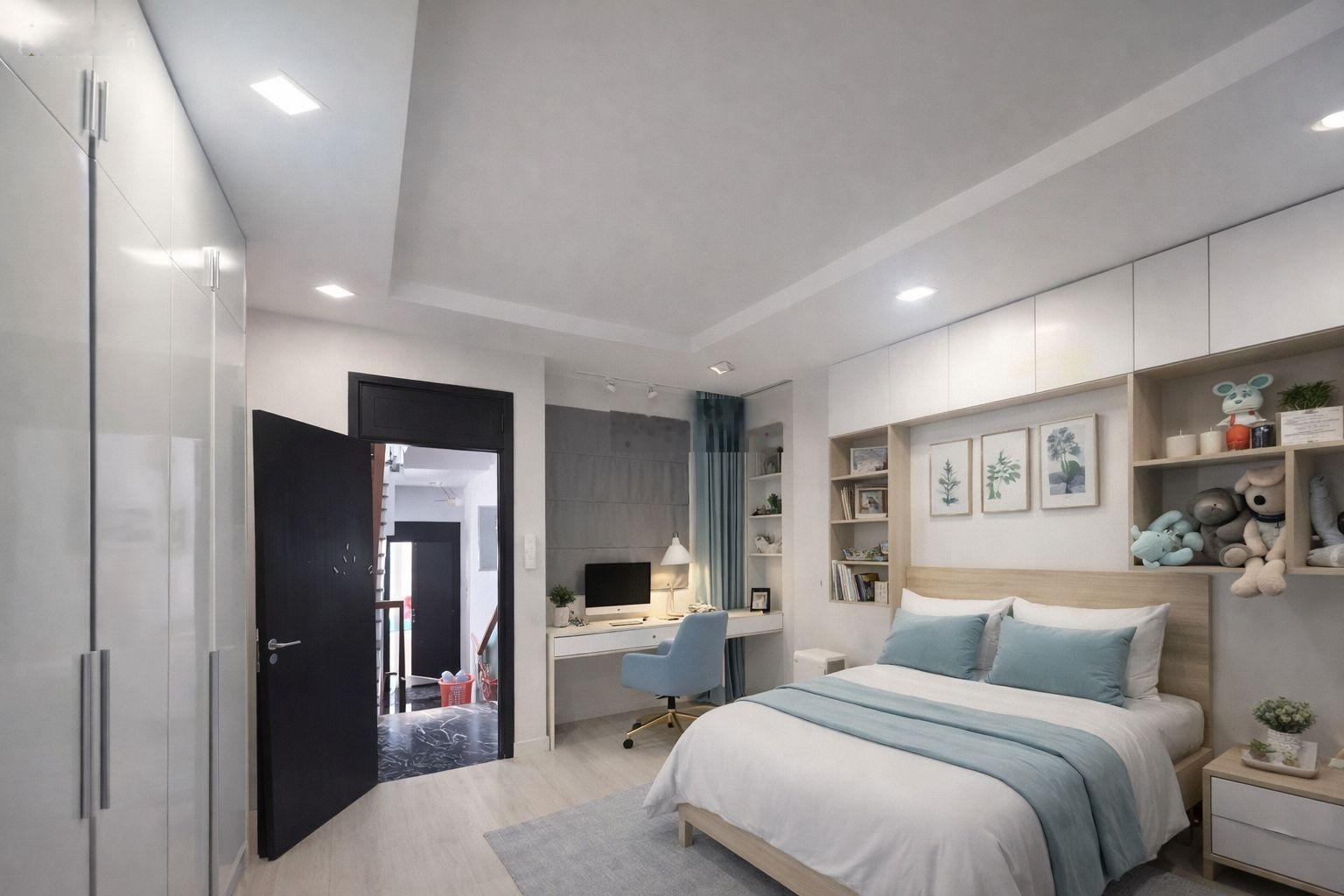 NHÀ ĐẸP, NỘI THẤT MỚI, CHỈ VIỆC VÀO Ở Mặt tiền Chợ Tân Mỹ Quận 7