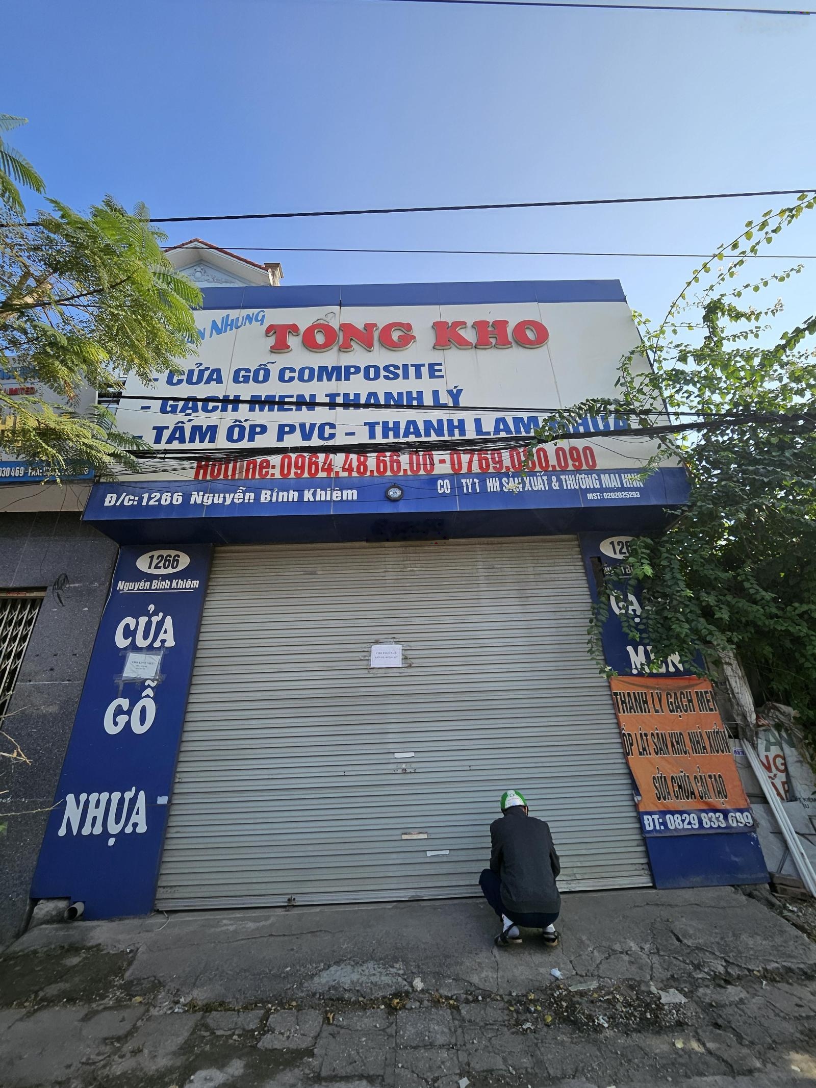 Cho thuê xưởng lâu dài 1266 Nguyễn Bỉnh Khiêm